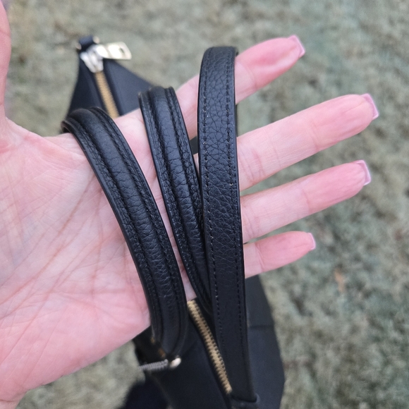 Coach Black Pebbled Leather Prairie Satchel Crossbody Handbag With Hang Tag - Picture 9 of 15